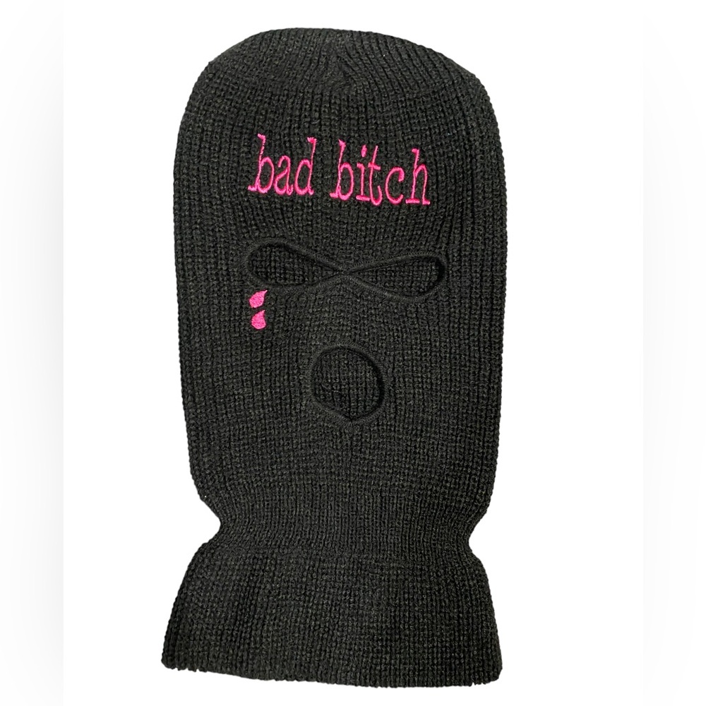 Bad bishhh black ski mask balaclava